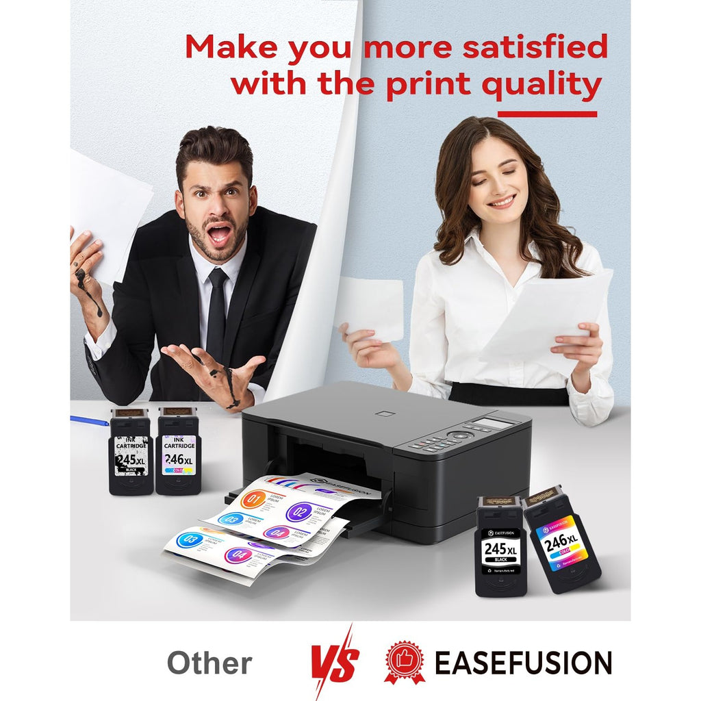 Experience superior print quality with the EaseFusion Ink Cartridge Combo Pack. Perfect for daily use, available at Curat Cart.