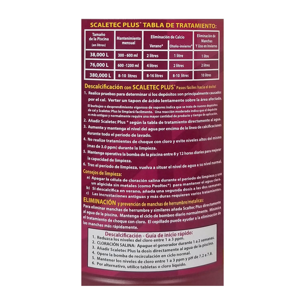 Discover EASYCARE Scaletec Plus Calcium Pool Descaler, specially curated by Curat Cart for effective pool maintenance.