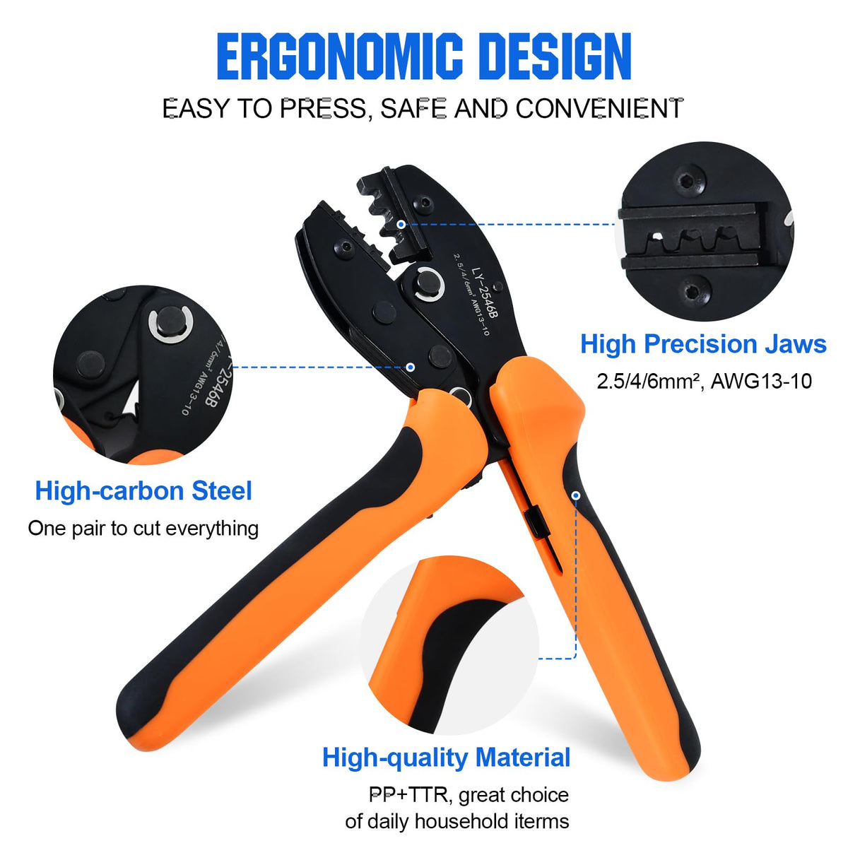 ECO-WORTHY Solar Crimper Tool Kit features ergonomic design and high-carbon steel jaws. 100% Authentic, available at Curat Cart.