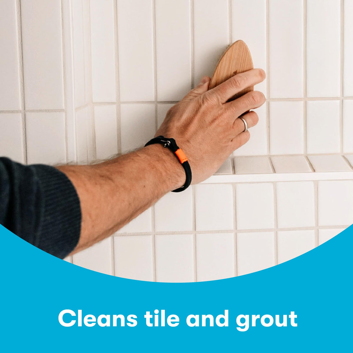 ECOS OXO BRITE Stain Remover effectively cleans tile and grout. 100% Authentic, available at Curat Cart in India.