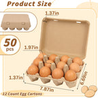 Durable cardboard egg cartons, 100% authentic, available in India. Perfect for storing and transporting eggs, only at Curat Cart.