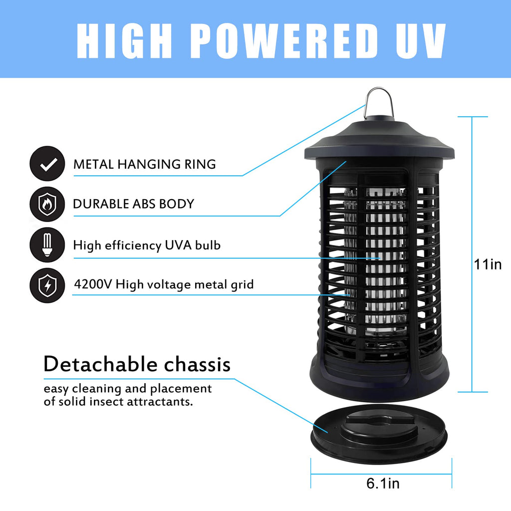 Premium imported Electric Bug Zapper for indoor and outdoor use, enhancing comfort while eliminating insects. Available at Curat Cart.