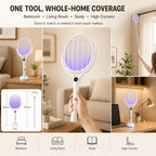 Electric Fly Swatter Bug Zapper offers 100% authentic pest control, available at Curat Cart for a bug-free home in India.