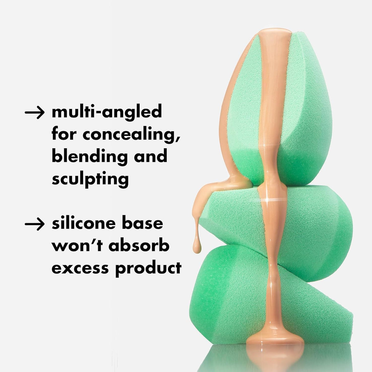 Discover the e.l.f. Angled Silicone Face Sponge, designed for flawless blending and sculpting. Verified by CuratCart.