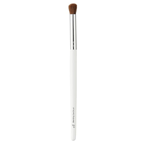 Discover the e.l.f. Blending Eye Brush, featuring soft bristles and a sleek white handle for effortless eye makeup application.