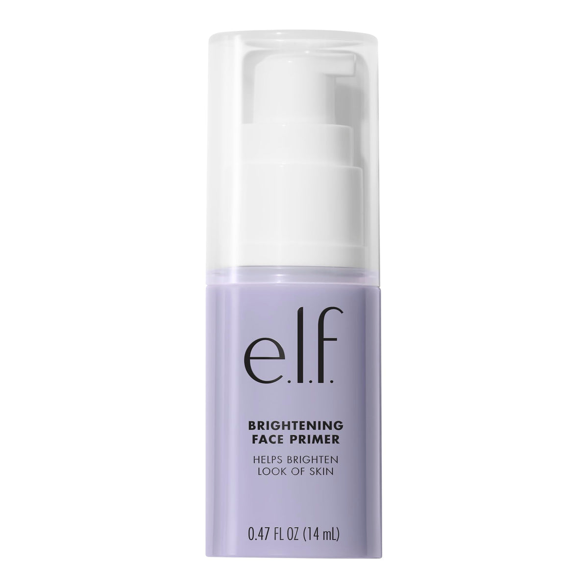Discover e.l.f. Brightening Lavender Face Primer, a 100% genuine product that enhances your skin's radiance effortlessly.
