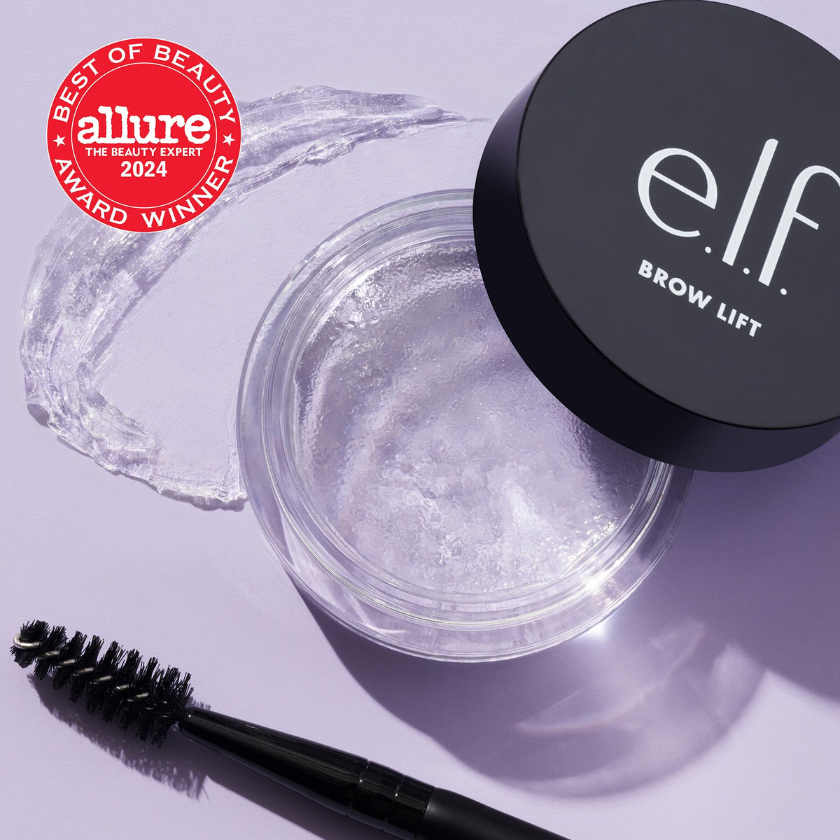 Premium imported e.l.f. Brow Lift Wax for perfectly styled brows, awarded Best of Beauty 2024 by Allure.