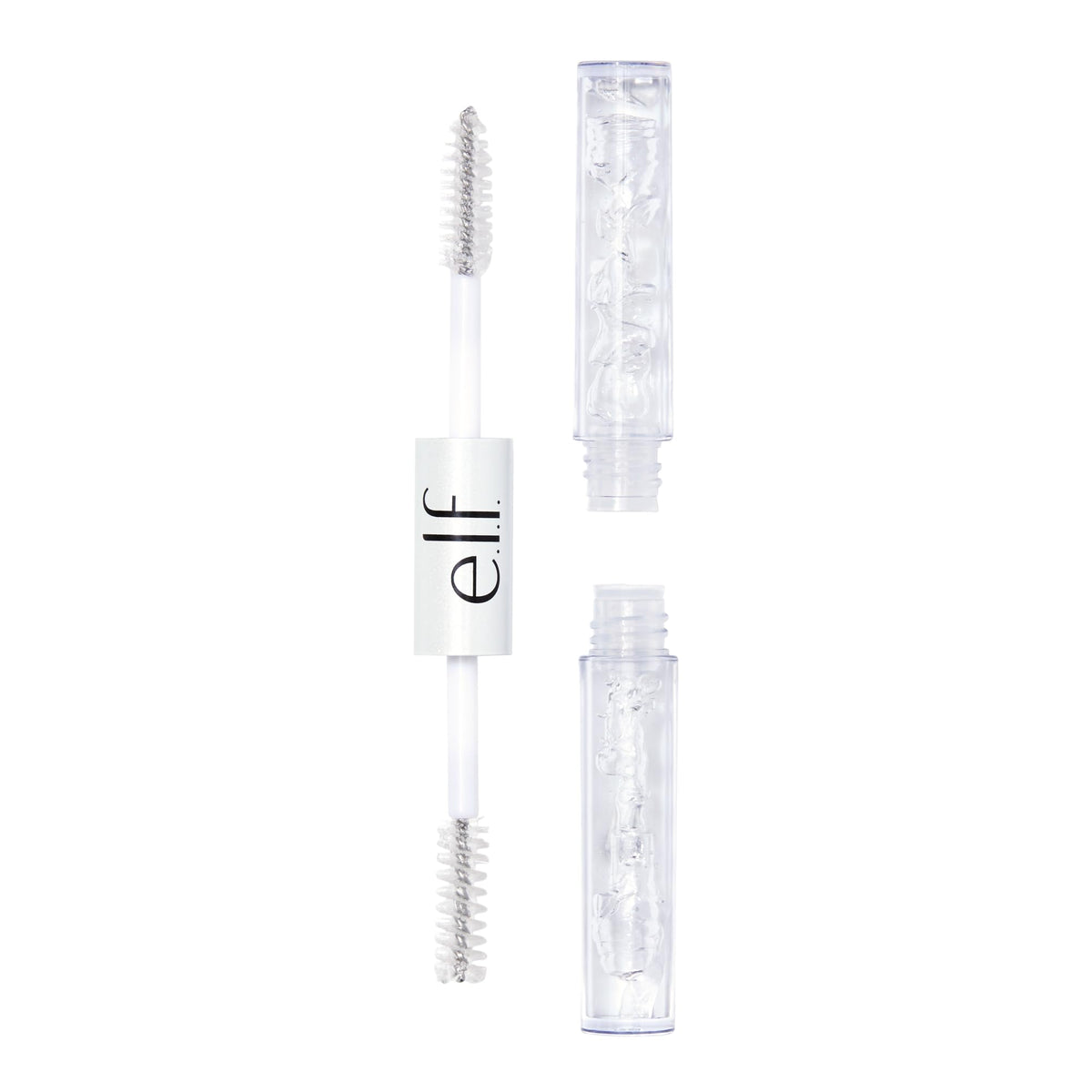 e.l.f. Clear Lash & Brow Mascara in original packaging, featuring a dual-ended brush for perfect application.