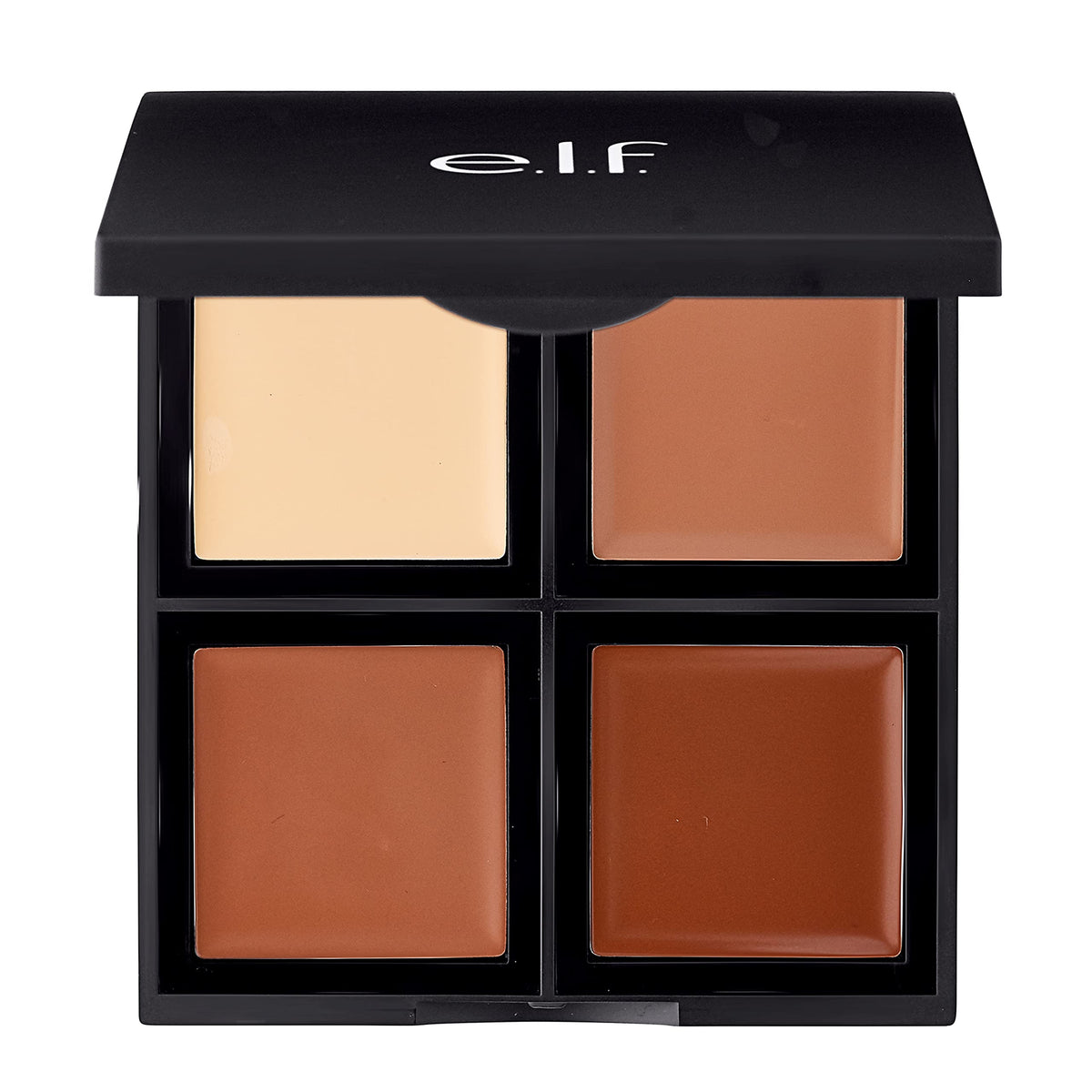 Explore the e.l.f. Cream Contour Palette, featuring four rich shades for flawless contouring. 100% authentic and perfect for enhancing your beauty.