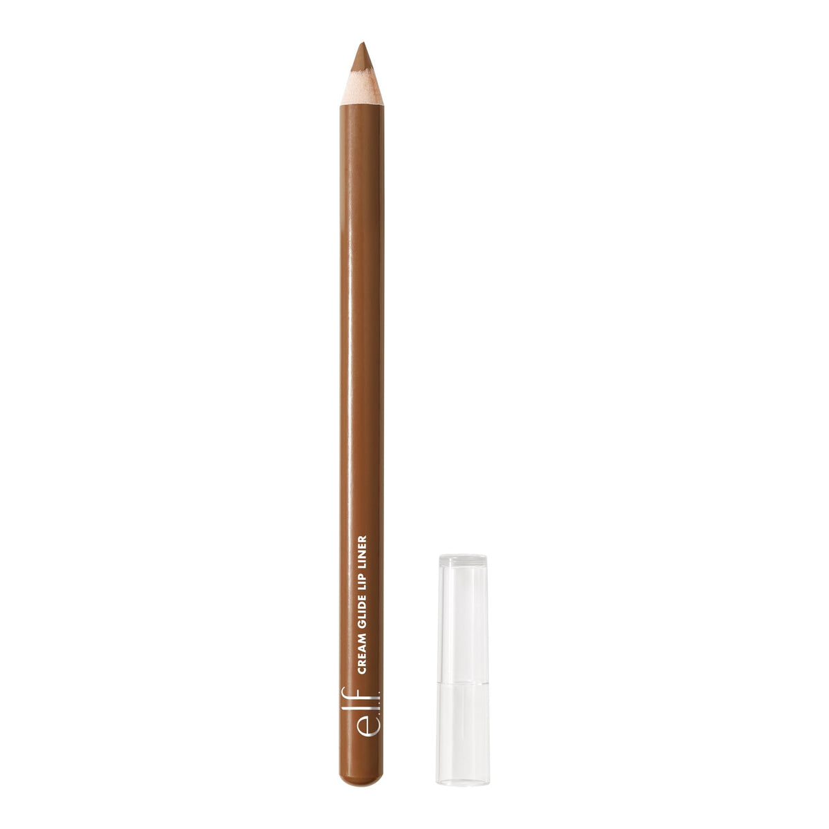 e.l.f. Cream Glide Lip Liner in Highly-Pig, a smooth, creamy lip pencil in rich brown shade, perfect for defining lips. Imported premium quality.