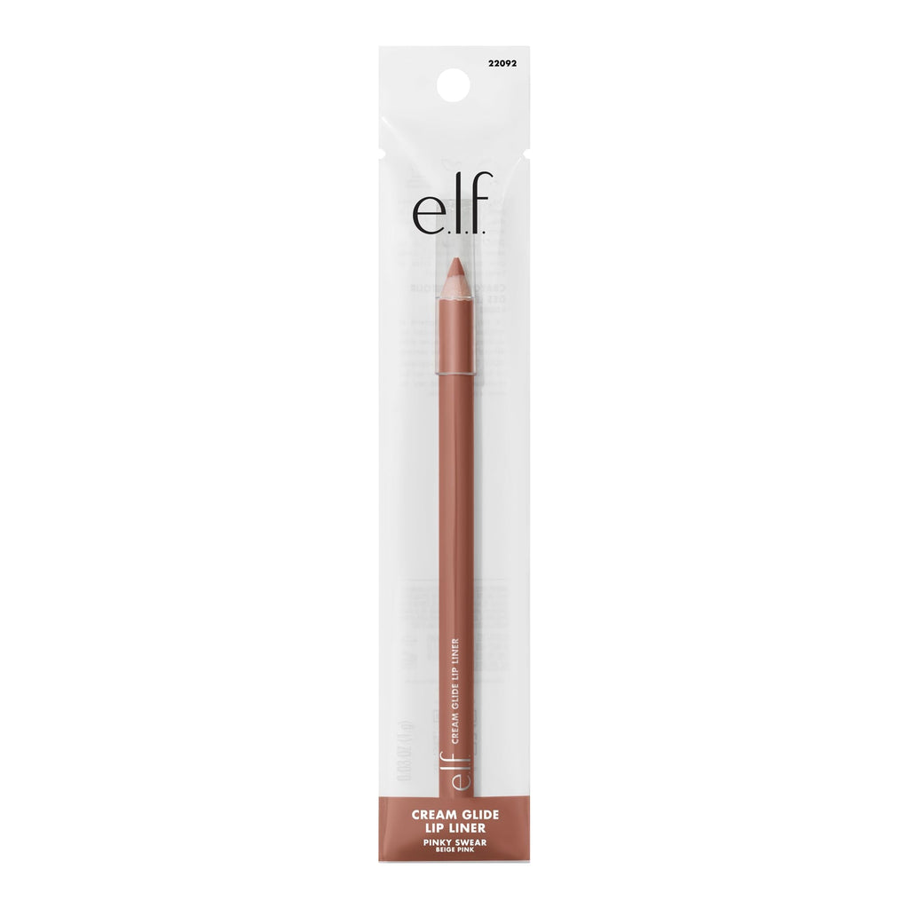 e.l.f. Cream Glide Lip Liner in Highly-Pig, features original packaging, perfect for defining lips with a smooth glide.