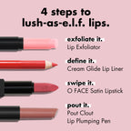 Discover the e.l.f. Cream Glide Lip Liner in Highly-Pig for vibrant, authentic lip color. Perfect for defining your lips.