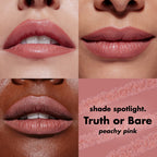 Explore e.l.f. Cream Glide Lip Liner in the shade Truth or Bare, a versatile peachy pink, verified by CuratCart.