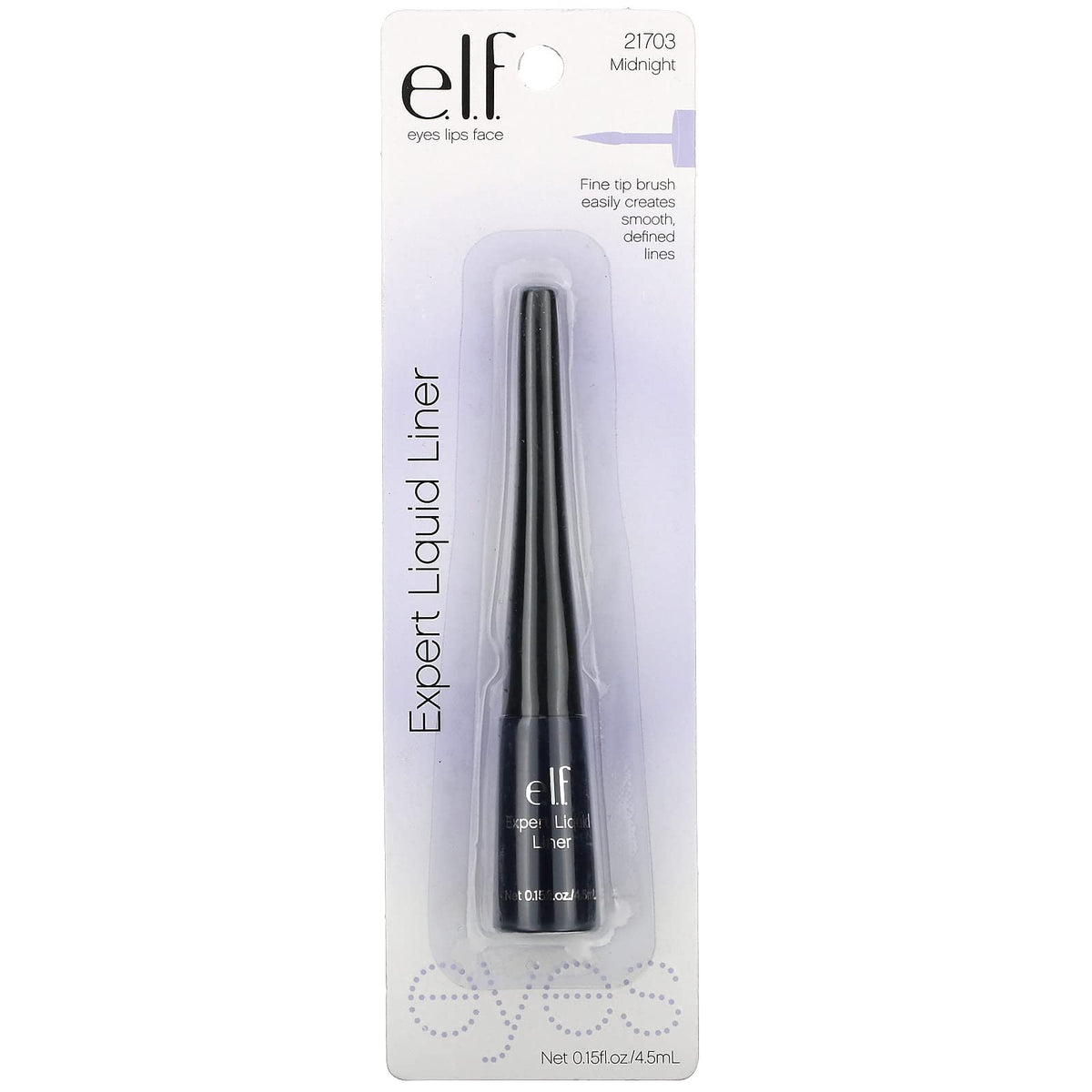 Shop the e.l.f. Liquid Eyeliner in Midnight, perfect for precise lines. Available in India, order online now.