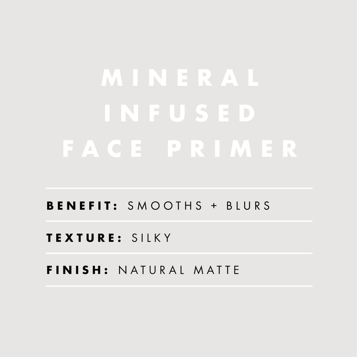 e.l.f. Mineral Infused Face Primer offers a silky texture for a natural matte finish, 100% authentic and available at Curat Cart.