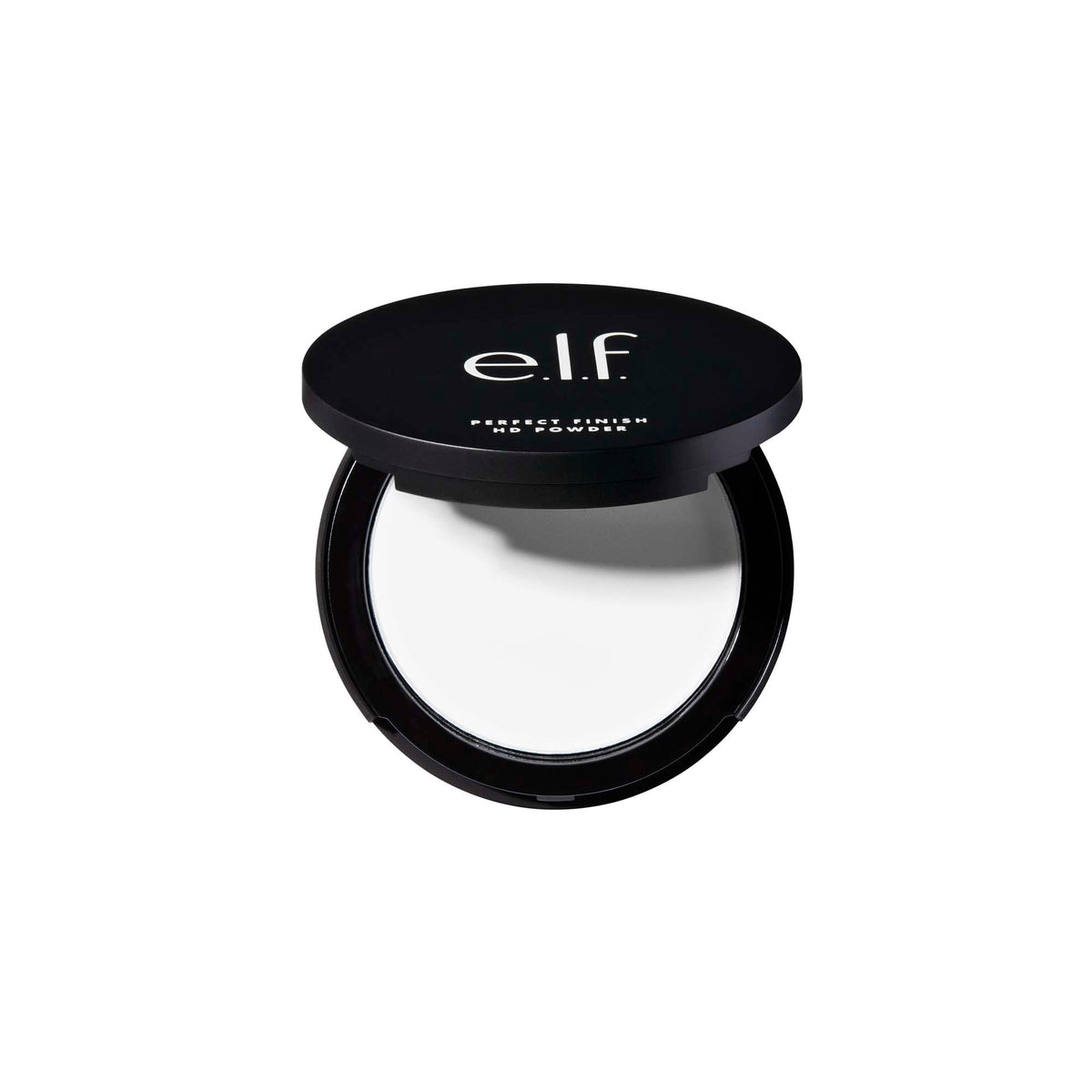 Discover the authentic e.l.f. Perfect Finish HD Powder in sleek packaging, ideal for a flawless, matte finish.