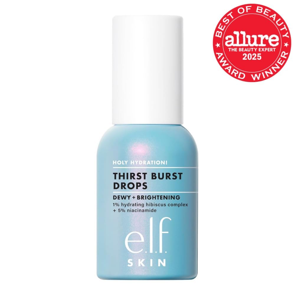Discover e.l.f. SKIN Holy Hydration Drops, an award-winning serum available in India. Order online now for radiant skin!