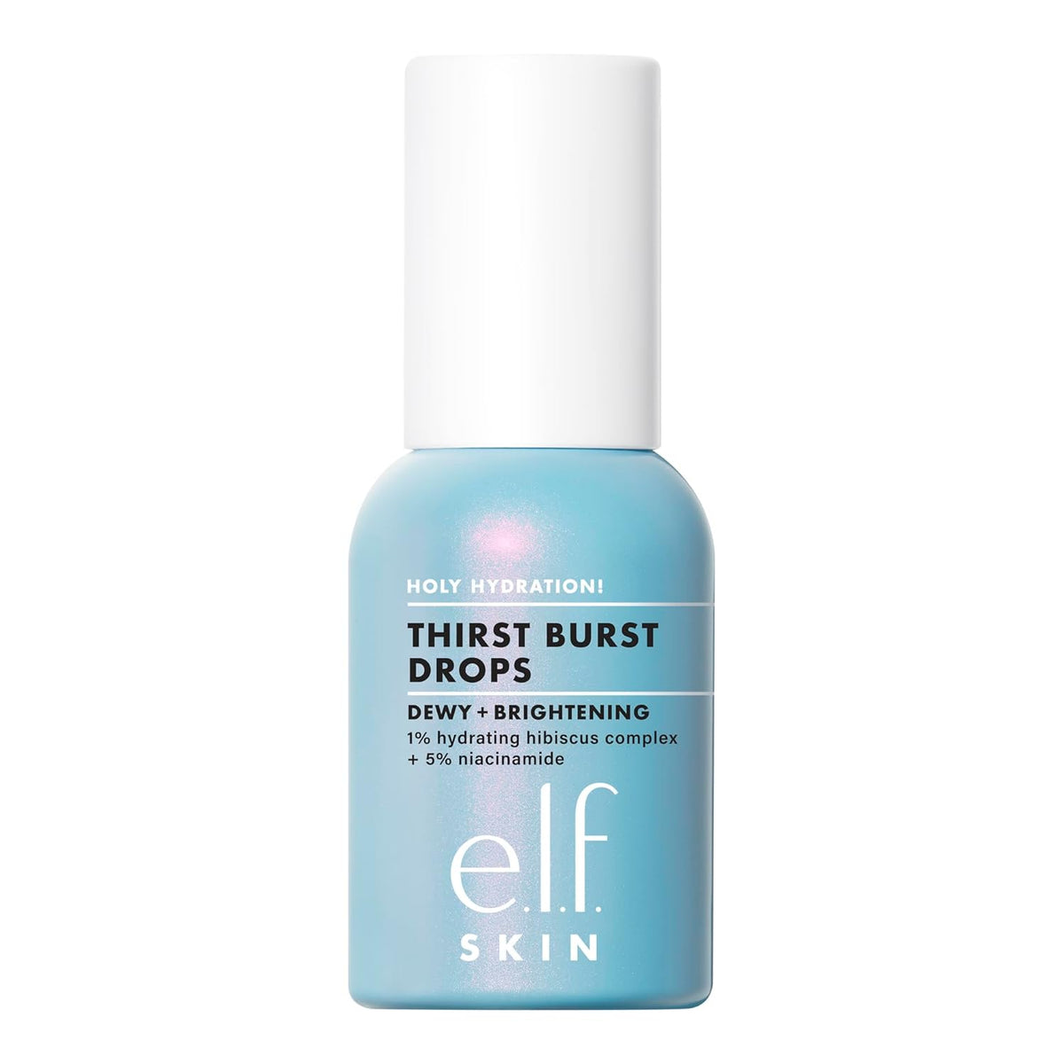 Discover the 100% genuine e.l.f. SKIN Holy Hydration Drops, featuring a dewy and brightening formula for radiant skin.