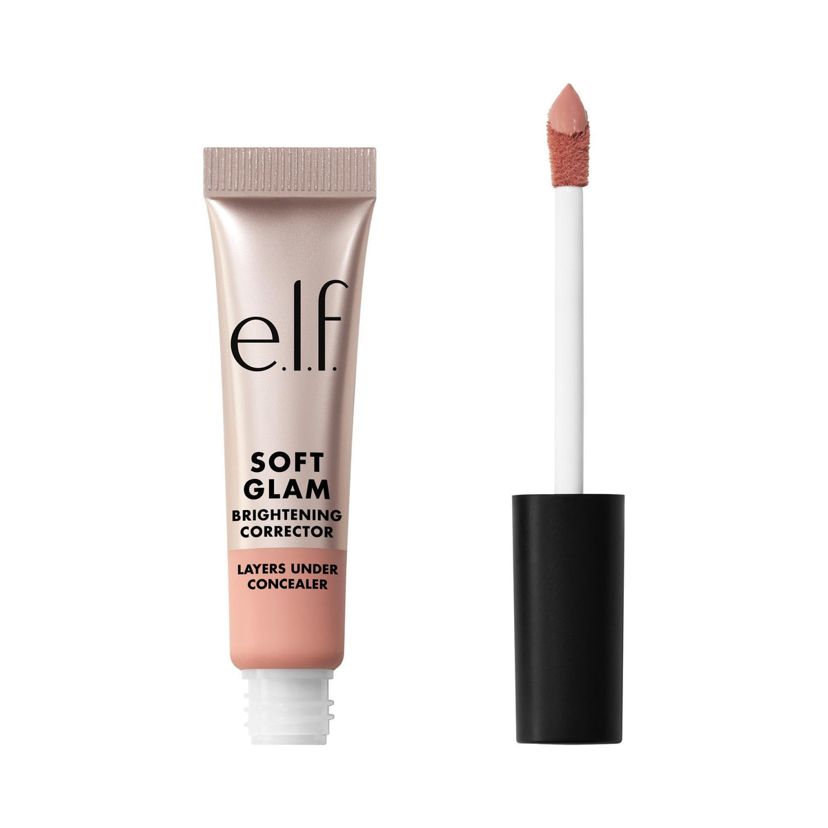 e.l.f. Soft Glam Brightening Corrector in original packaging, perfect for layering under concealer for a radiant look.