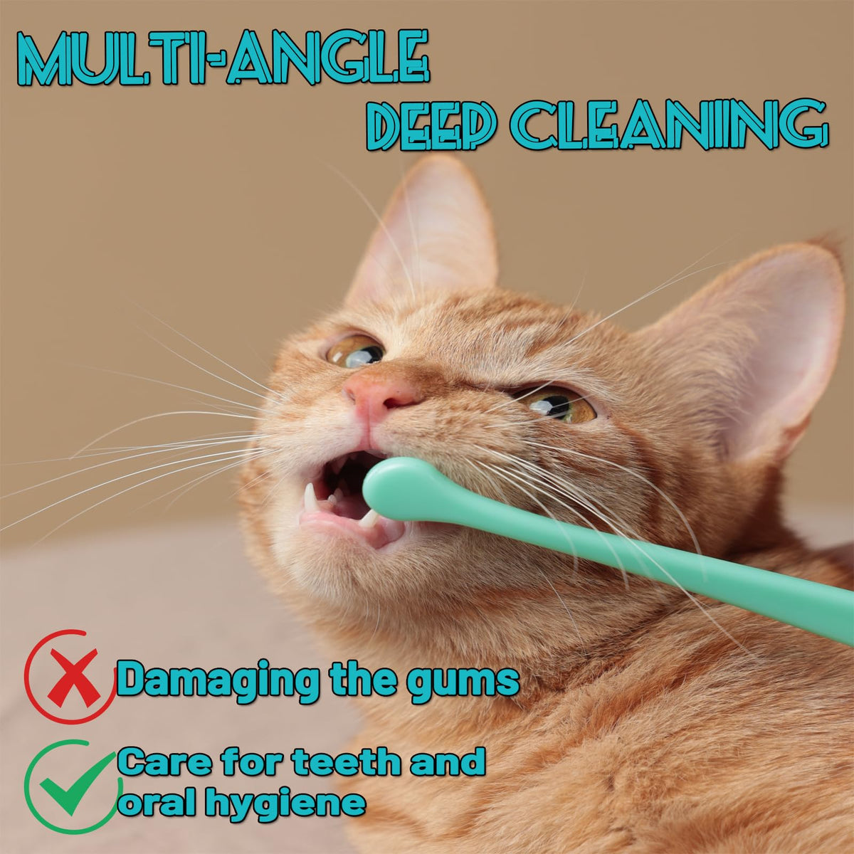 Emmeliestella Small Dog Cat Toothbrush offers premium imported dental care for pets, ensuring effective cleaning and oral hygiene. Available at Curat Cart.