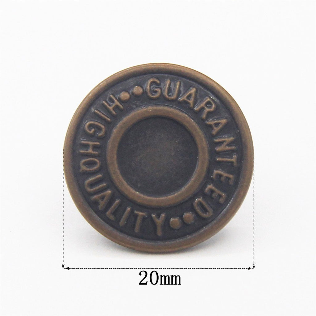 High-quality Enosea Replacement Jean Button in official packaging, ensuring durability and style. Available at Curat Cart.