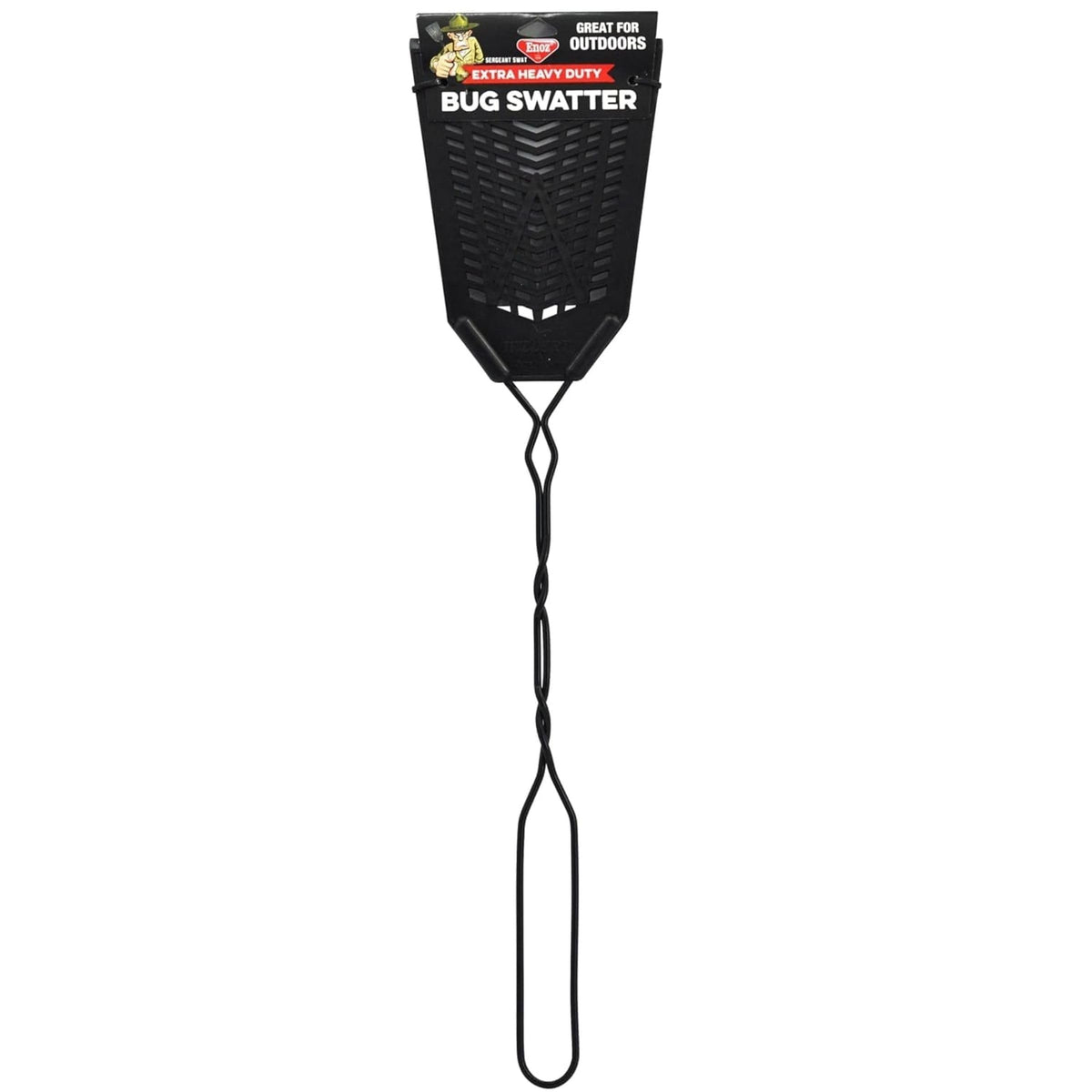 Enoz Sergeant Swat Bug Swatter, a premium import, designed for effective outdoor bug control. Available at Curat Cart.