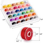 Eoehro Sewing Thread Kit in official packaging featuring 30 vibrant spools, perfect for all sewing needs. Available at Curat Cart.