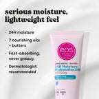 EOS 24H Moisture Body Lotion in original packaging. Lightweight, fast-absorbing, ideal for serious hydration with butters.