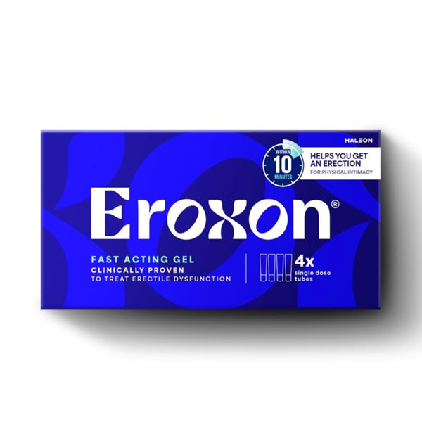 Eroxon Erectile Dysfunction Treatment Gel, 4 Single Use Tubes