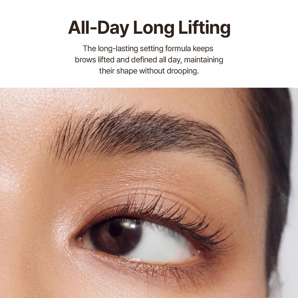 Authentic Espoir The Brow Color Fixing Cara #4 Fak offers long-lasting brow definition and lifting without drooping.