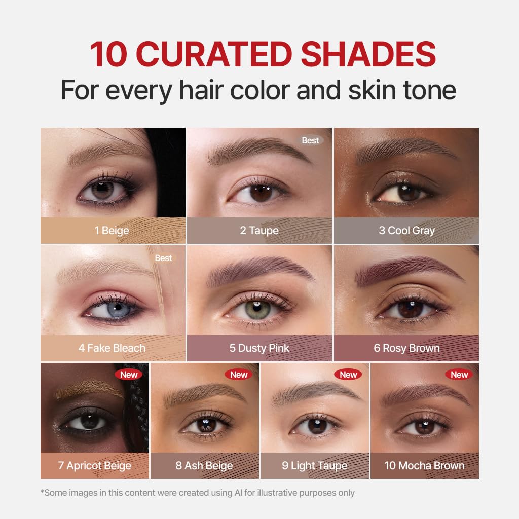 Espoir The Brow Color Fixing Cara #4 Fak in vibrant shades, ideal for various hair colors and skin tones. Premium imported quality.