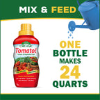 Espoma Organic Tomato Plant Food in official packaging, makes 24 quarts for healthy, juicy tomatoes. Available at Curat Cart.