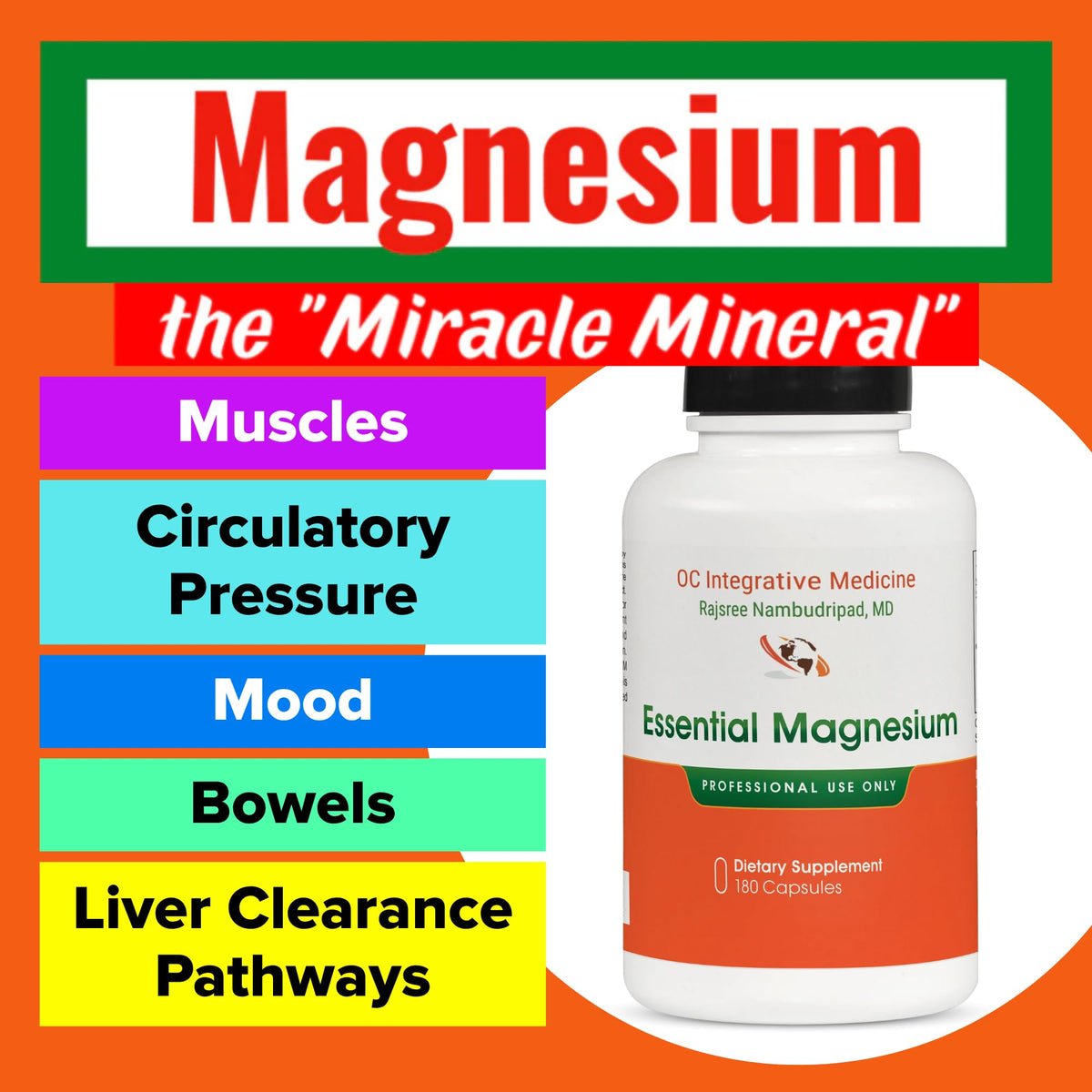 Essential Magnesium by Dr. Rajsree offers benefits for muscles, mood, and more. 100% Authentic, available at Curat Cart in India.