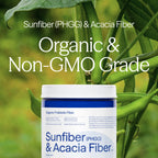 Discover Essential Stacks Sunfiber Fiber, an organic and non-GMO prebiotic fiber, exclusively from Curat Cart.