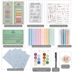 Explore the Esther Bible Journaling Kit from Curat Cart, featuring high-quality stickers, markers, and sticky notes for creative study.