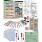 Explore the premium imported Esther Bible Journaling Kit from Curat Cart, featuring vibrant pens, stickers, and themed papers for creative expression.