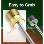ETENWOLF Brass Ball Pump Needles, premium imported quality, easy to grab design for efficient inflation, available at Curat Cart.