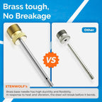 ETENWOLF Brass Ball Pump Needles showcase durability and flexibility. 100% Authentic, available in India at Curat Cart.
