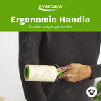 Evercare Extra Sticky Lint Roller features a durable, ergonomic handle for easy grip. Available at Curat Cart for effective lint removal.