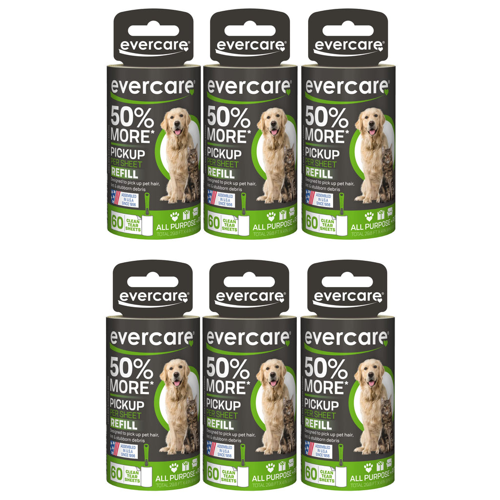Premium imported Evercare Extra Sticky Lint Roller offers 50% more pickup for all pet hair. Available at Curat Cart.