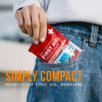 The EVERLIT Travel Bandage Pack fits perfectly in your pocket, ideal for on-the-go first aid. Shop now at Curat Cart.