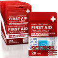 Discover the EVERLIT Travel Bandage Pack, a premium imported first aid solution, featuring 20 items in a TSA-friendly pouch. Ideal for travelers. Available at Curat Cart.