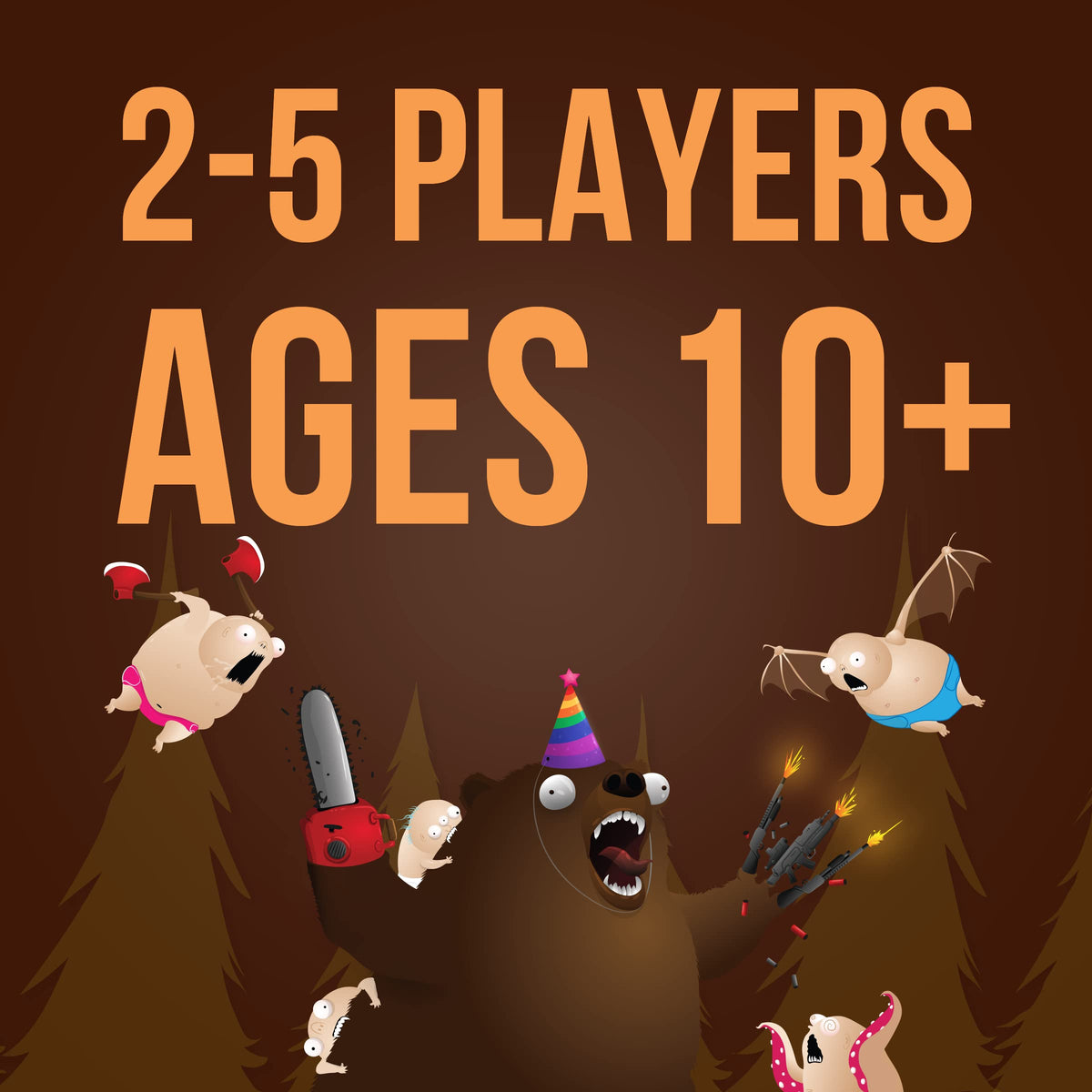 Join the fun with Exploding Kittens: Bears vs Babies game. Perfect for 2-5 players aged 10+. Order online in India!