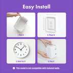 Premium imported Outlet Cover Box Baby Proof for easy installation, ensuring safety for children. Available at Curat Cart.