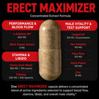 Erect Maximizer capsules feature high-quality ingredients for improved blood flow, stamina, and male vitality. Available at Curat Cart.