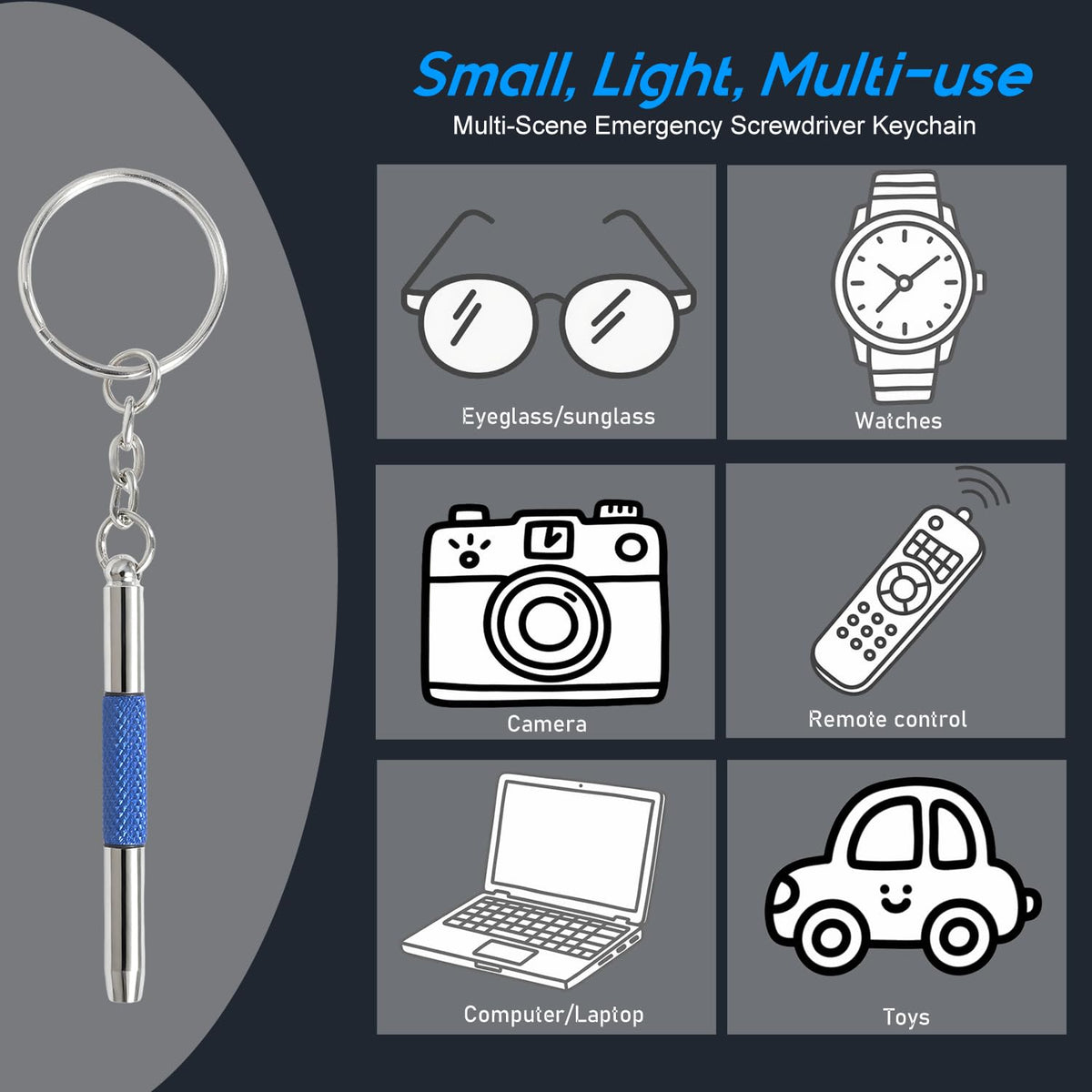 Discover the MINGFIX Eyeglass Repair Tool Set, a specially curated essential by Curat Cart for quick, versatile repairs.