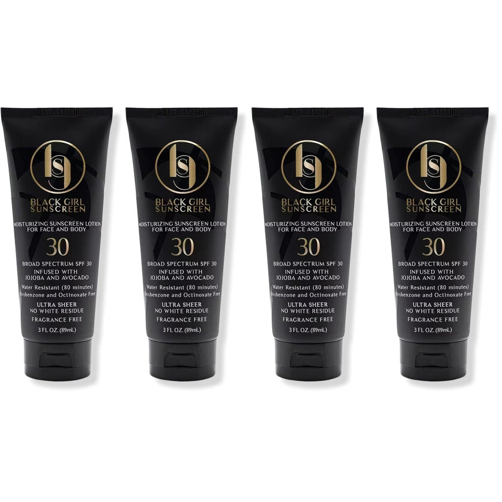 Black Girl Sunscreen SPF 30 Sun Lotion, Face & Body, Travel Size - 2 Fl Oz