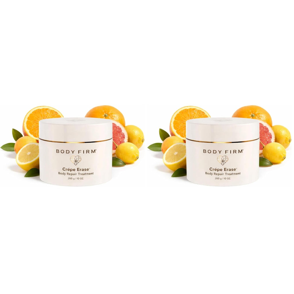 BODY FIRM Crepe Erase Body Repair Treatment, Anti-Aging Wrinkle Cream, Support Skins Natural Elastin & Collagen Production - 10oz