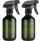 2 Pack Leakproof Spray Bottles 300ml - Adjustable Nozzle (Mist/Jet), Refillable PET Plastic for Hair, Cleaning, Plants, Travel | BPA-Free, No-Spill Design, Salon & Home Essentials (Clear)