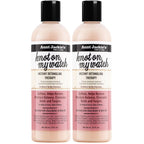 Aunt Jackie's Curls and Coils Knot On My Watch, Large 24oz Family Sized Pump, Instant Hair Detangling Therapy for Natural Curls, Coils and Waves, Pink…